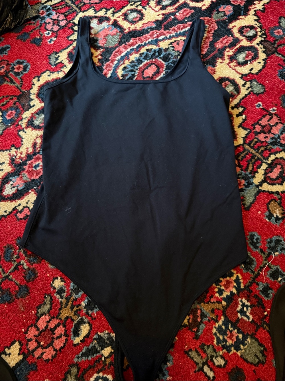 Abercrombie black bodysuit XL